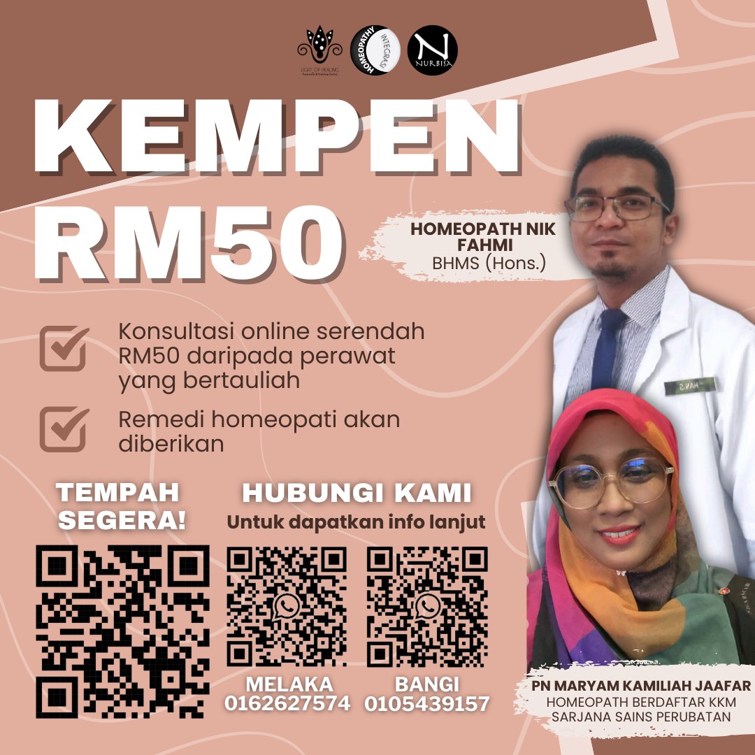 KEMPEN RM50 Konsultasi Online Homeopati