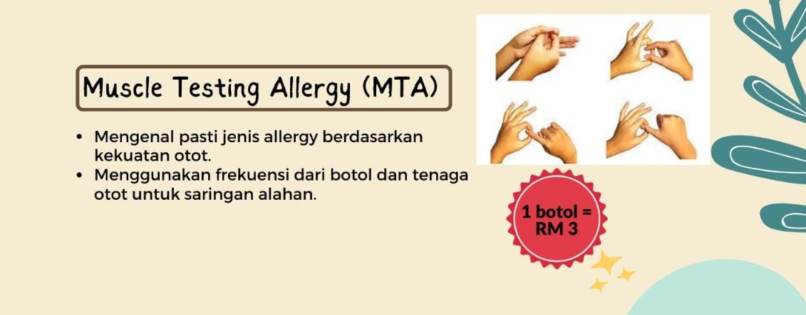 Muscle Testing Allergy (MTA)