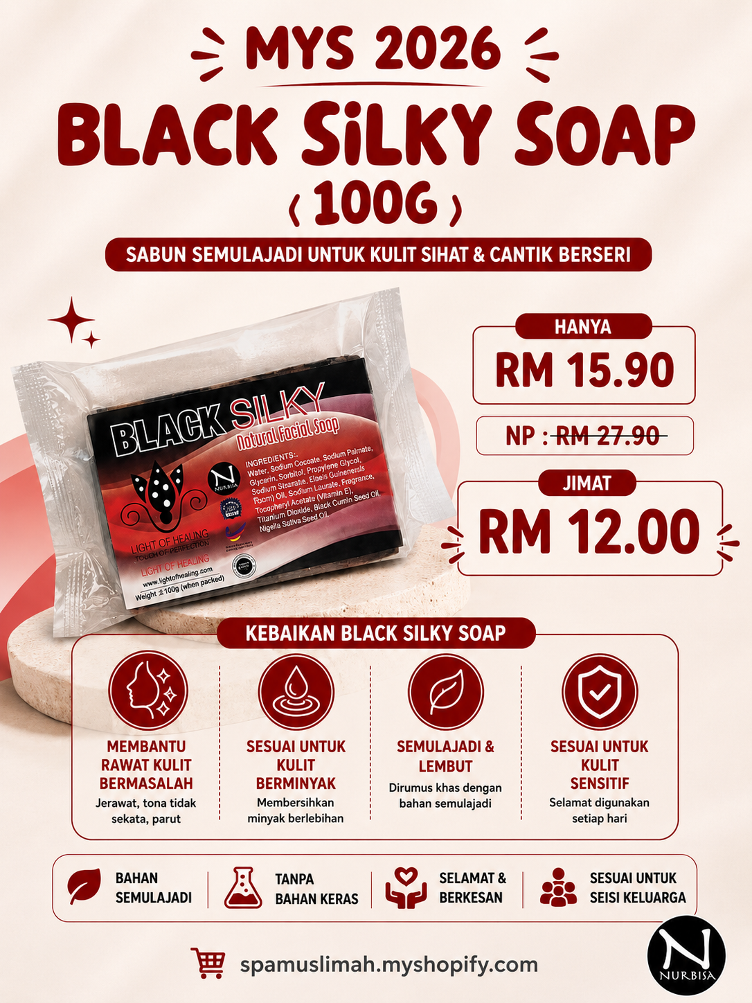 MYS 2026 Black Silky Soap