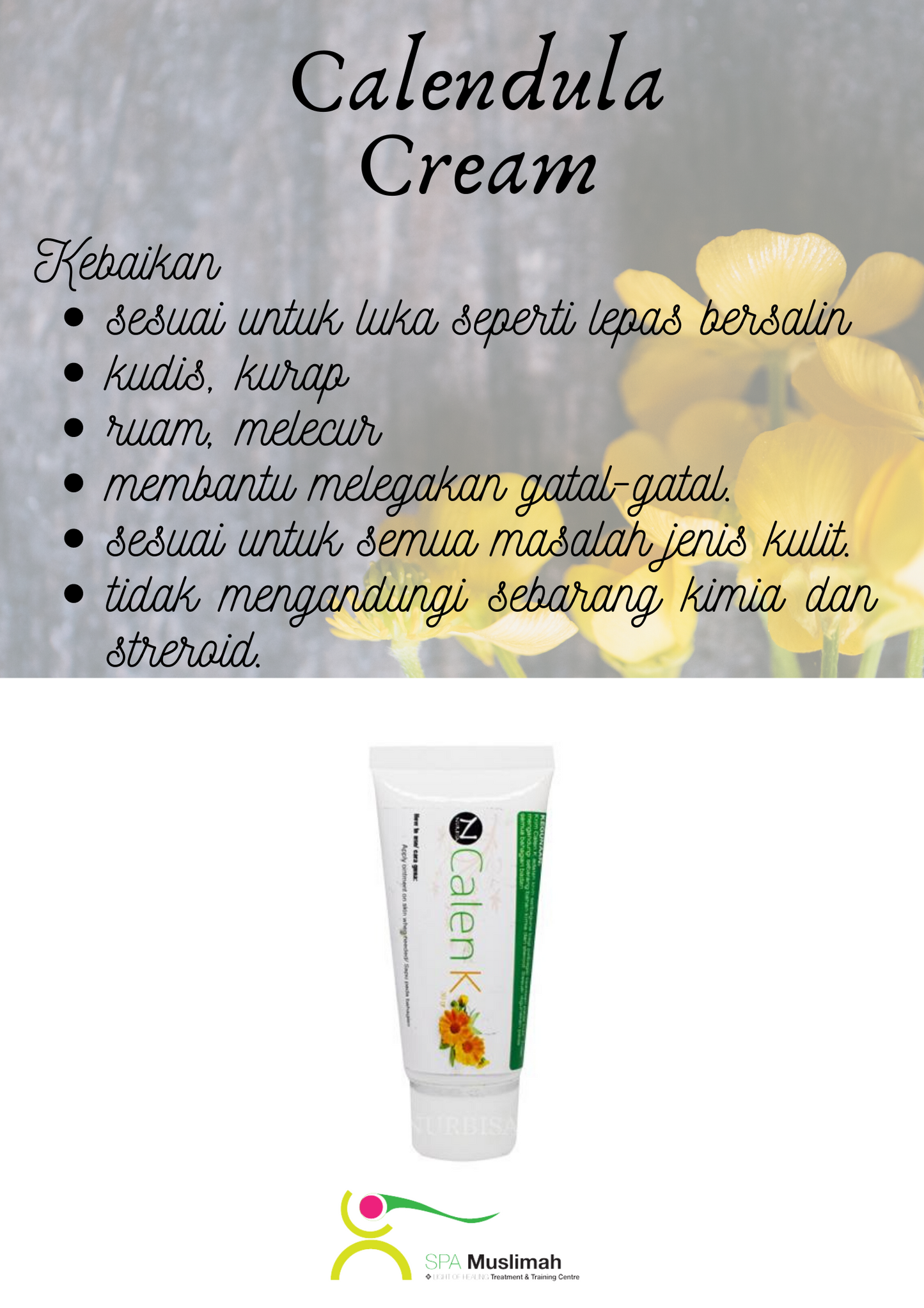 CALEN K – Krim Serbaguna Semula Jadi