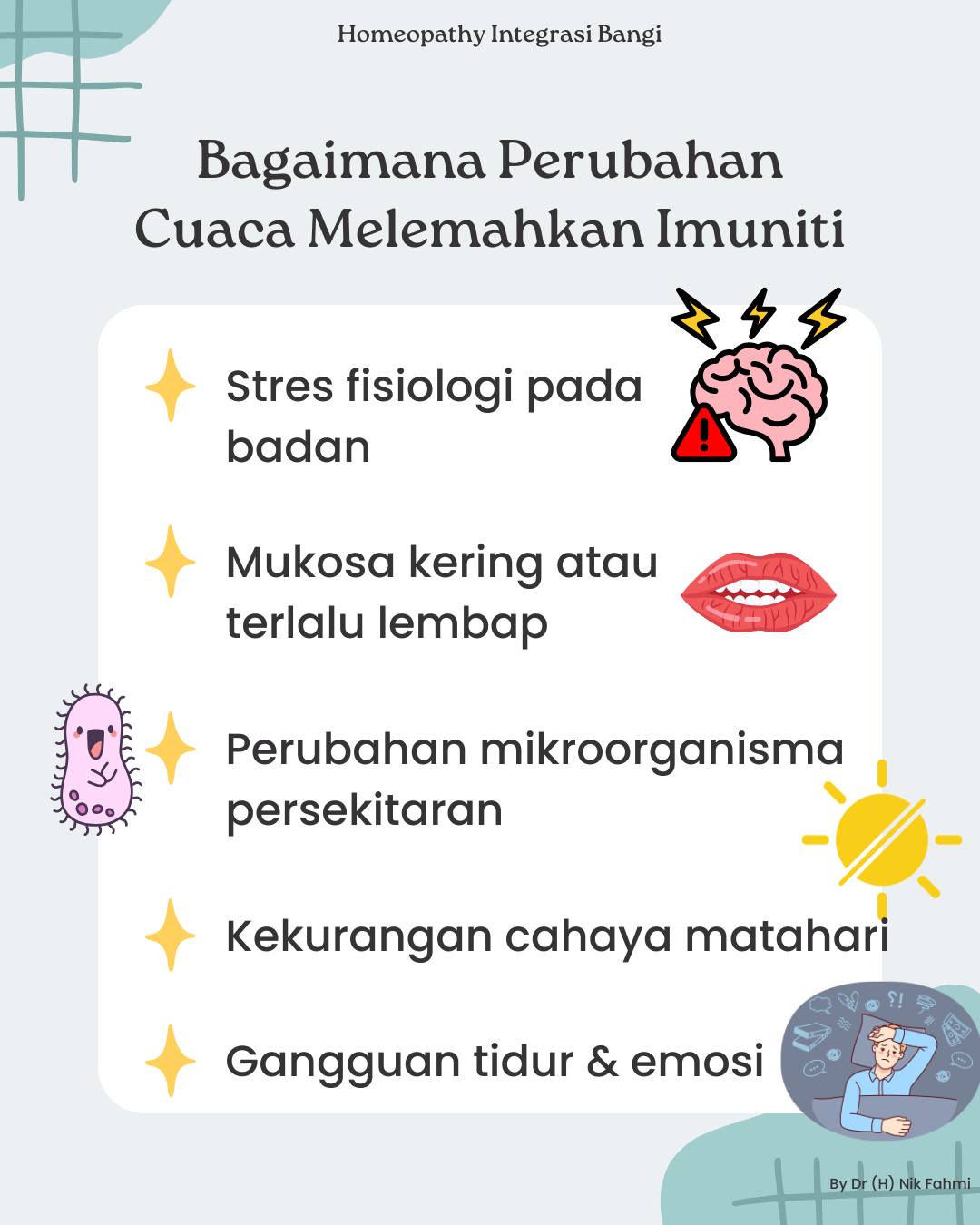 Bagaimana Perubahan Cuaca Boleh Melemahkan Imuniti