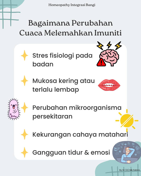 Bagaimana Perubahan Cuaca Boleh Melemahkan Imuniti