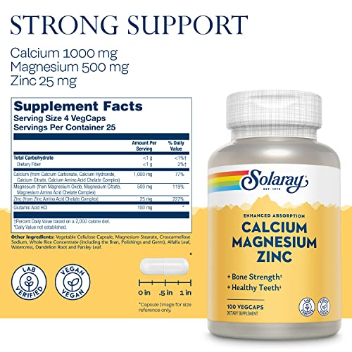 Calcium Magnesium Zinc (Solaray)
