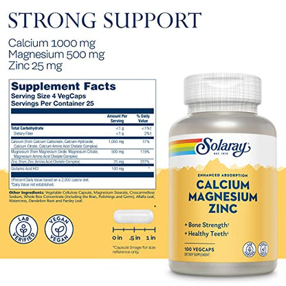 Calcium Magnesium Zinc (Solaray)