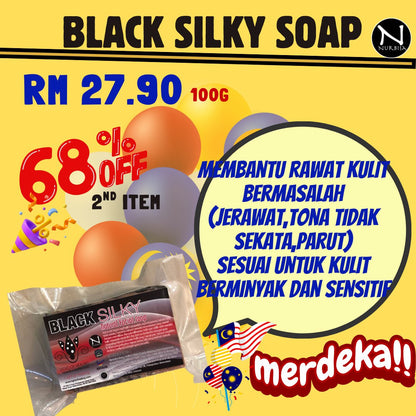 Black Silky Glycerine Soap