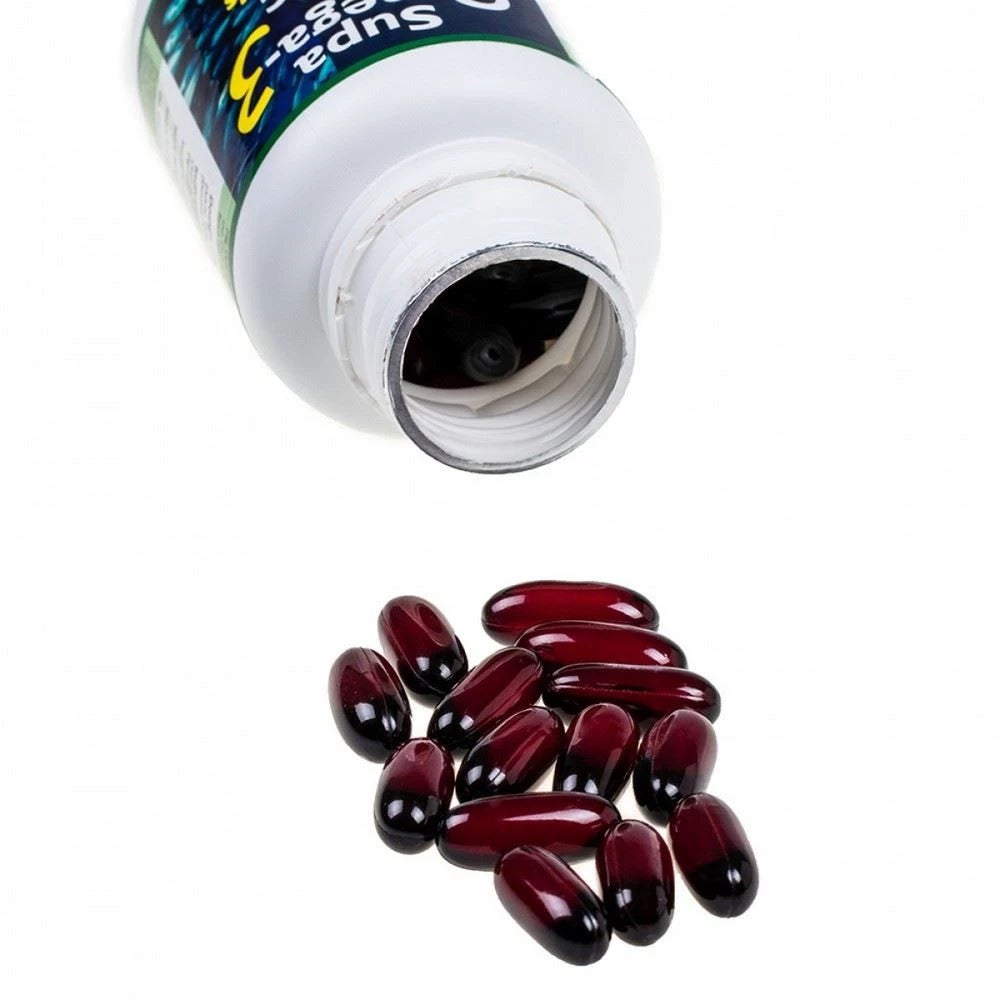 Supa Omega-3 Plus Garlic Oil Sofgels NHF