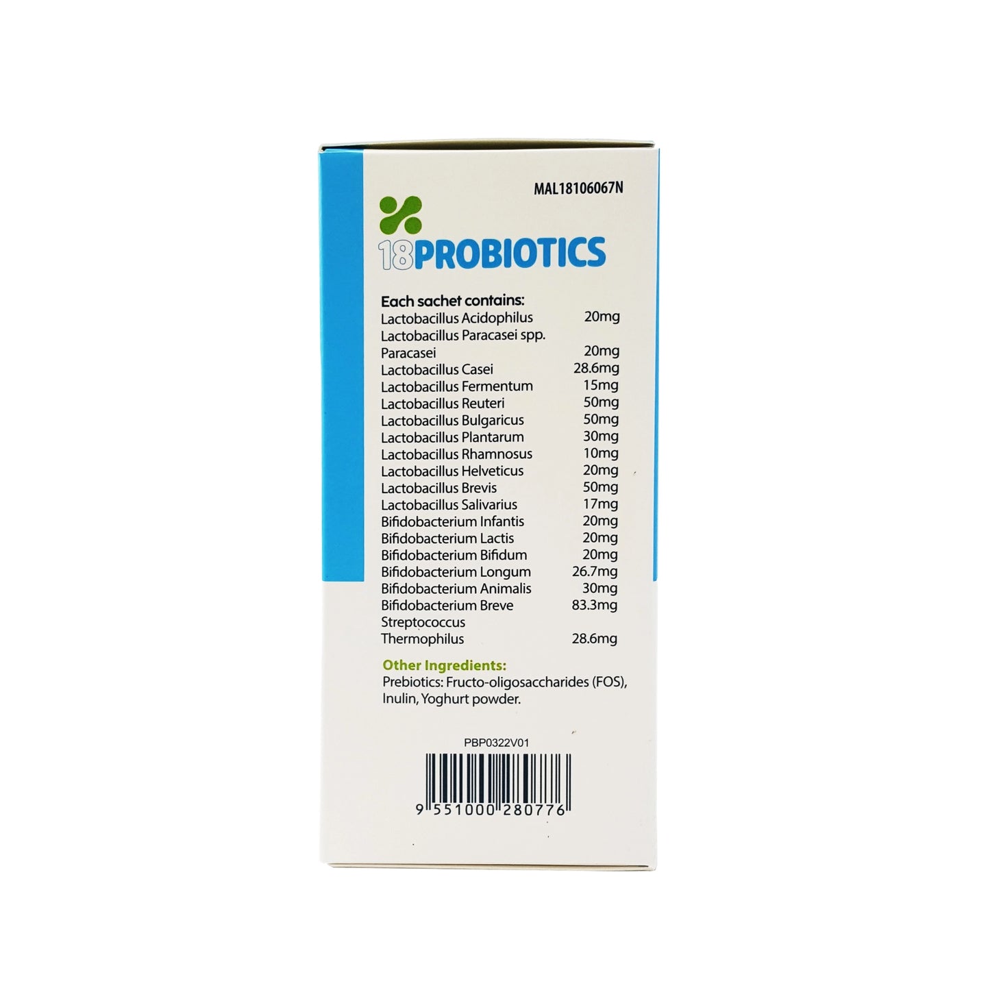 18 Probiotics (Sachet) NHF